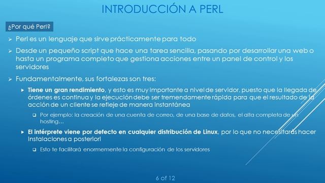 Introducción a Perl смотреть онлайн