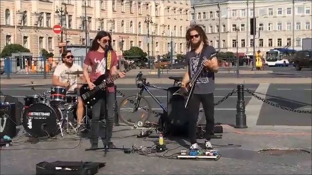 ISTREETBAND(6).   Уличные музыканты на Площади Восстания. Санкт Петербург.