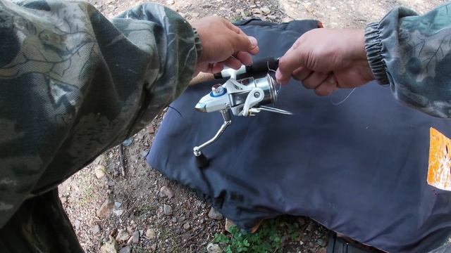 Как намотать леску и шнур на катушку смотреть онлайн