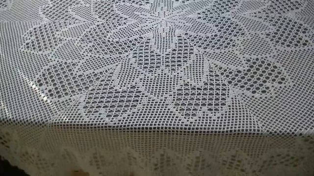 Итоговое видео " Аленький цветочек ". Скатерть в технике филейного вязания. смотреть онлайн