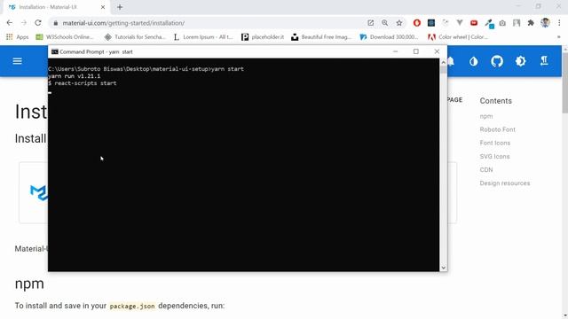 Material UI - Installation Process हिंदी में смотреть онлайн