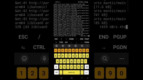 Verus coin mining running ubuntu using termux(ccminer)