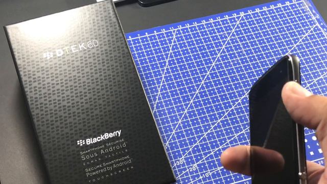 BlackBerry DTEK60 UNBOXING смотреть онлайн
