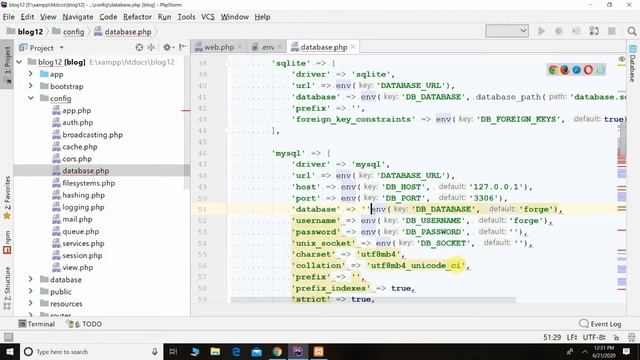 Laravel 7 Hindi tutorial #21 - DB connection | connection with mysql database смотреть онлайн