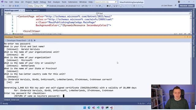 Create a Signed and Publishable .NET MAUI Android App in VS2022 смотреть онлайн