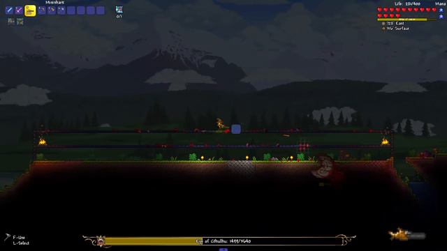 Eye of Cthulhu Boss Fight (Expert) | Terraria Overhaul + Stamina смотреть онлайн