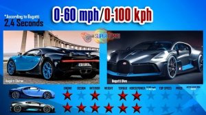 Бугатти широн vs бугатти диво