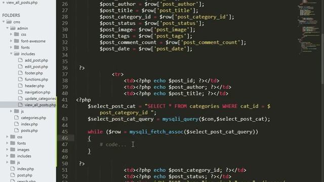 How to update categories in POSTS | Complete CMS in php смотреть онлайн