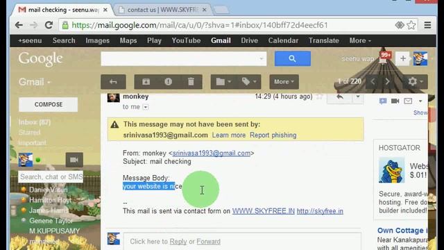 PHP Tutorials in Tamil 41 Finishing Sending mail смотреть онлайн