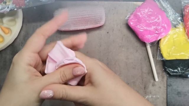 Лепим космеи из зефирной глины с Анной Горбуновой Часть 1.