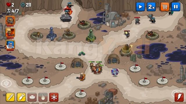 Steampunk Defense Tower Defense Level 9 Hard смотреть онлайн