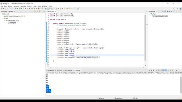 Bài 3 - Sử dụng LAMBDA trong JAVA - Hướng dẫn học lập trình Java nâng cao смотреть онлайн