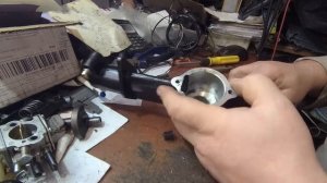 Насадка лодочный мотор к триммеру. Ремонт.