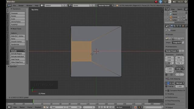 Blender Beginners Tutorial: Create A Cube With A Square Or Oblong Hole Through It The Easy Way смотреть онлайн