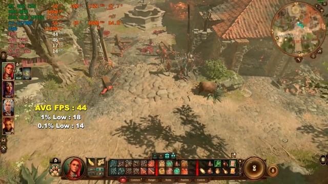 QUICK Benchmark - Baldur's Gate 3 [ RX 460 2GB ] смотреть онлайн
