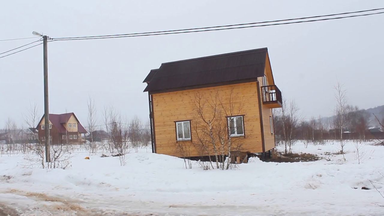 Строительство каркасного дома / Брусовая баня из профилированного бруса / Наш геройский бригадир смотреть онлайн