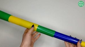 Дудка болельщика "Усиливающая звук" 5 секций