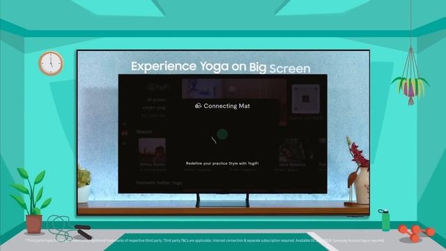 Smart Yoga with AI-enabled mat on Samsung Smart TV смотреть онлайн