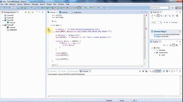 Learn Perl 5 By Doing It : Writing Files and Replacing Text смотреть онлайн