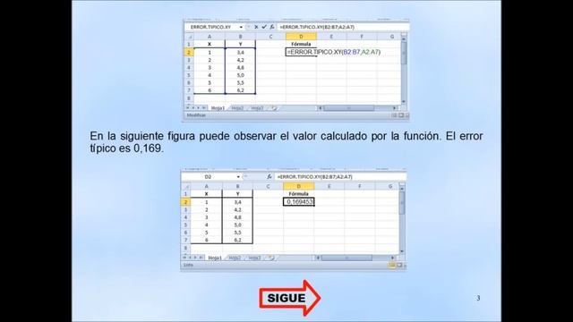 Función ERROR.TIPICO.XY con Microsoft Excel 2010 смотреть онлайн