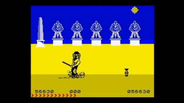 Fighting Warrior (1985) Walkthrough + Review, ZX Spectrum