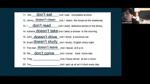 ENGLISH ZOOM PRESENT SIMPLE смотреть онлайн