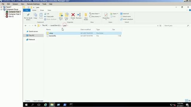Installing tomcat on windows container using docker file смотреть онлайн