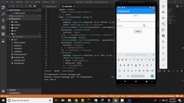 Flutter Firebase Authentication, Keeping it Simple as possible смотреть онлайн