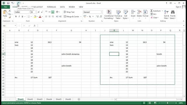 #2.1 Basic Excel Tutorial - Ribbon смотреть онлайн