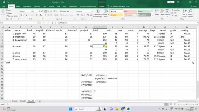 How to use home tab in excel insert row & column | Inset cell | Insert Sheet |Excel 2021 New Versio смотреть онлайн