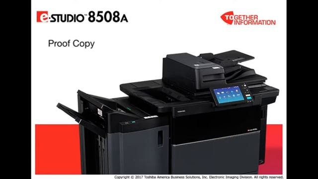 Toshiba T22070 Proof Copy смотреть онлайн