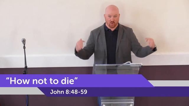 10.00am, Sunday 2nd May (John 8:48-59) "How not to die" смотреть онлайн