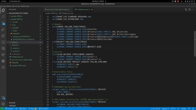 STM32 project managed with CMake | VIDEO 46 смотреть онлайн