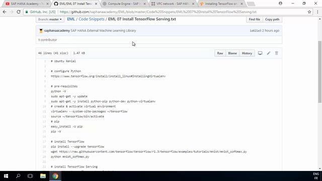 SAP HANA Academy - EML: 07. Install TensorFlow Serving [2.0 SPS 02] смотреть онлайн