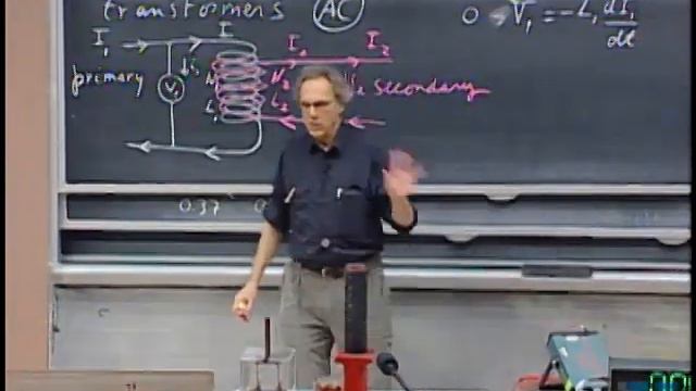 8.02x - Lect 24 - Transformers, Car Coils, RC Circuits смотреть онлайн