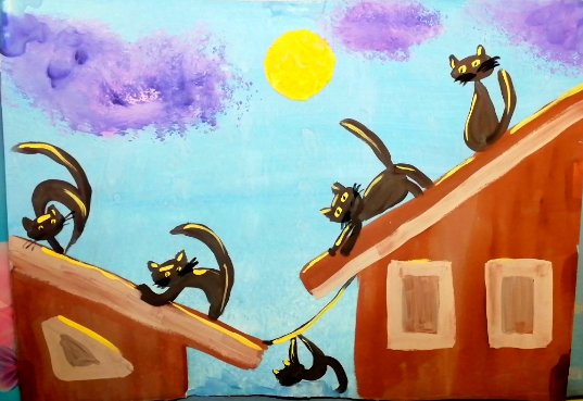 Как нарисовать смешных котов и кошечек смотреть онлайн