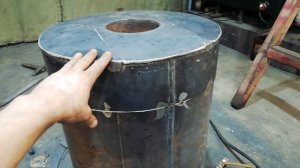 Газовый горн для плавки алюминия