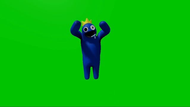 Blue From Rainbow Friends Original Roblox Animations Green Screens смотреть онлайн