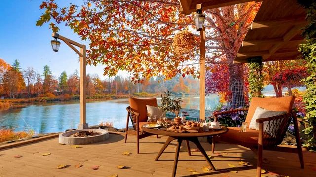 Осенний день в уютной кофейне Книга 4К с расслабляющей джазовой музыкой для учебы/работы #71 смотреть онлайн