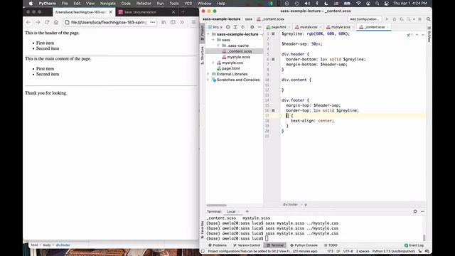 Generating CSS via SASS смотреть онлайн