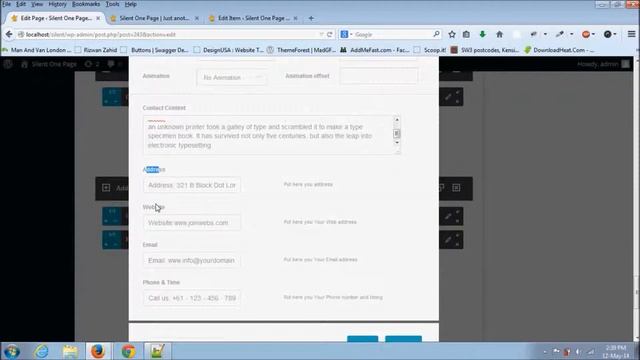 How To add Contact info Widget (Silent - One Page Multipurpose WordPress Theme) смотреть онлайн