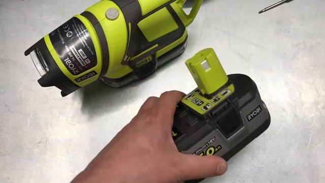 Фонарь Ryobi RFL180M - обзор, разборка и переделка на светодиоды смотреть онлайн