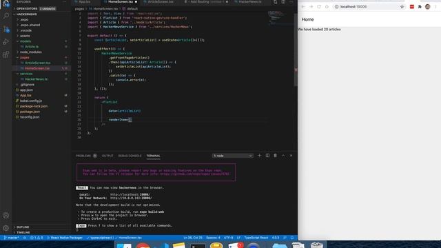 Develop a Mobile App with React Native смотреть онлайн