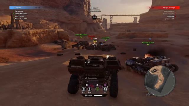 Crossout PS4: Guerra de clanes/ clan wars (RHOT vs W1) смотреть онлайн