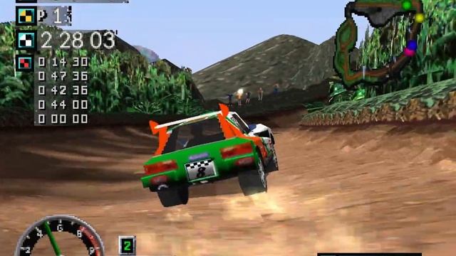 Rally Cross | PS1 | gameplay смотреть онлайн