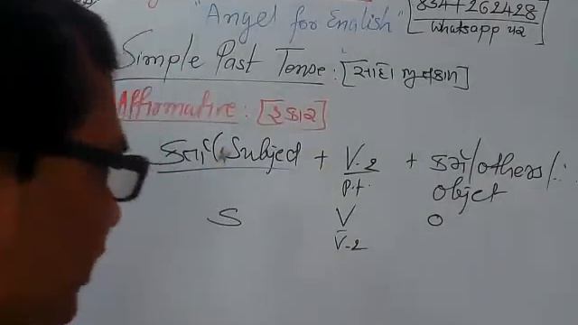 Simple Past Tense - Affirmative [Gujarati to English] | Angel English Academy | Kishan Sir смотреть онлайн