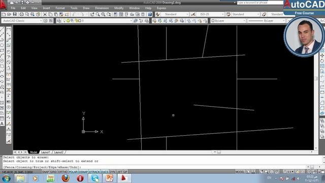 AutoCAD Free Course... (24) Trim смотреть онлайн