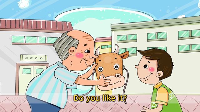 A Lazy Boy Who Became a Cow - What are you doing_ (present progressive) смотреть онлайн