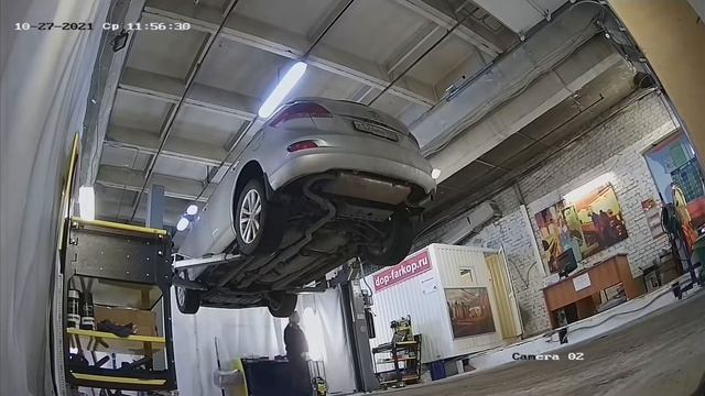 Установка защиты на Toyota Venza 2015 год. MOTODOR, арт. 72502