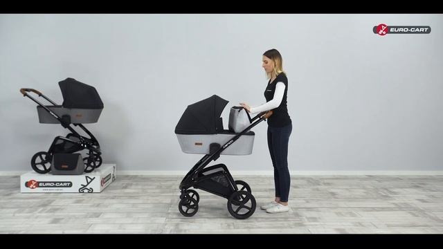 Wózek Dziecięcy Głęboki Campo Marki Euro Cart Gondolowy